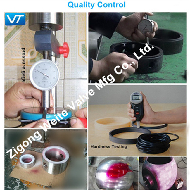 OEM ODM PN40 Flanged WCB Ball Valve DN250 Blue With Two Valve Seats