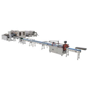 China Xinyun PLC Toilet Paper Production Line Multi Rolls Pleating paper 18KW wholesale