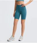 BSCI Womens Workout Shorts Free Cut Nylon Spandex Biker Shorts With Phone Pocket