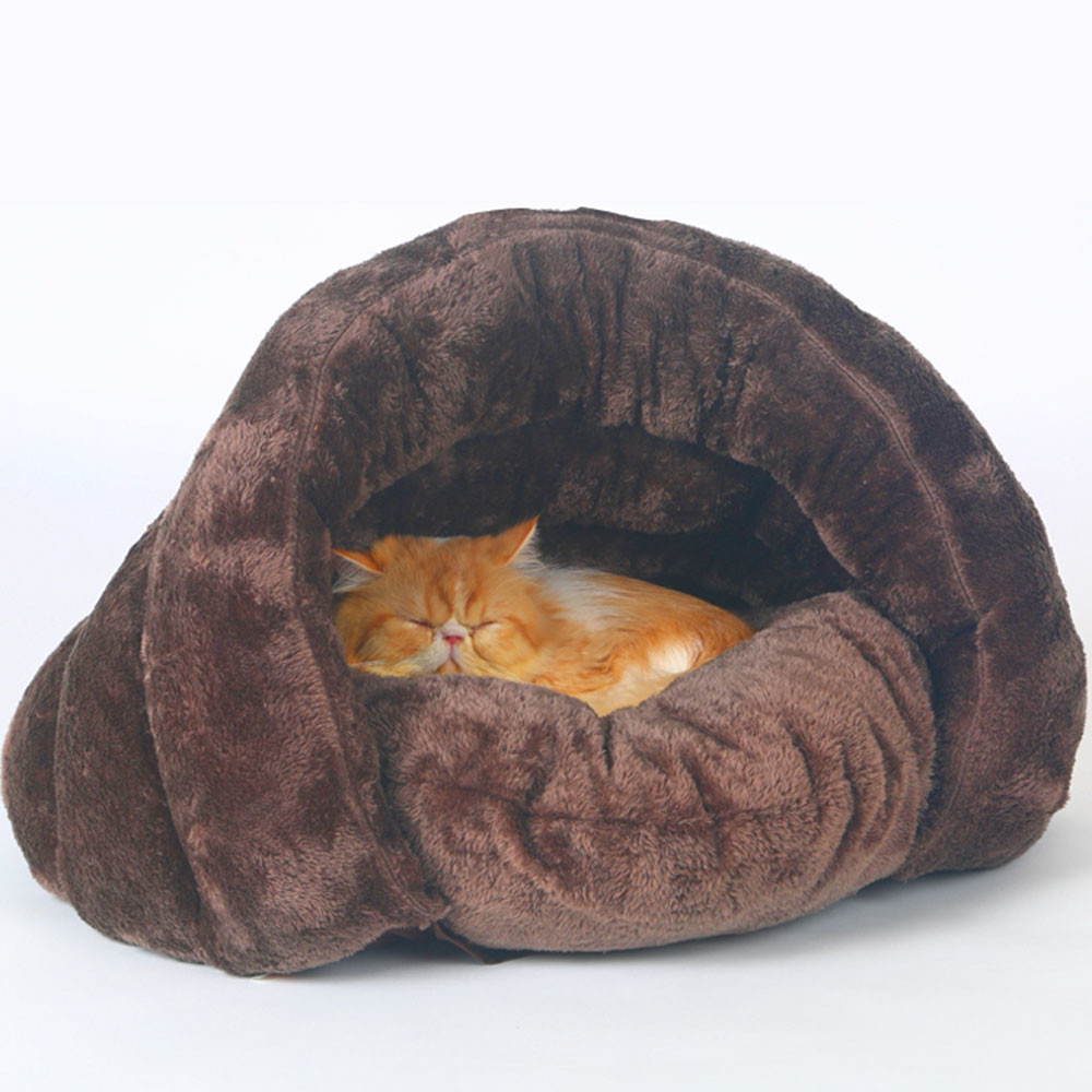 Soft Nest Kennel Bed / Cave House Winter Warm Cozy Pet Beds For Cats Dogs