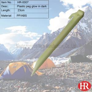 China Glow in the dark tent stakes wholesale