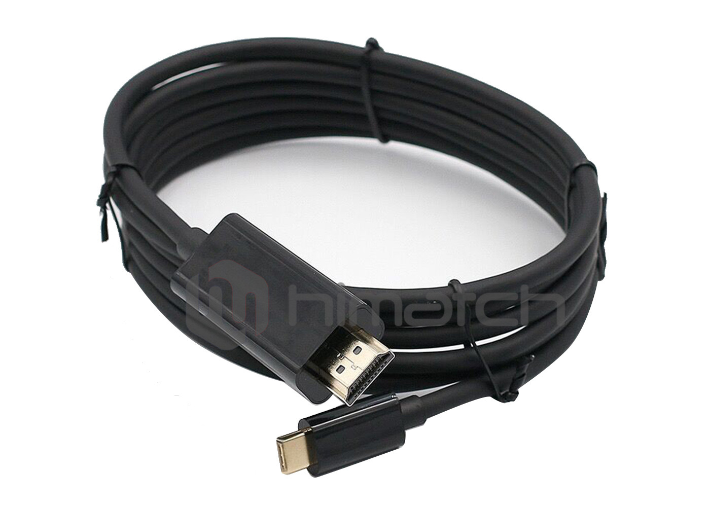 USB Type C Quick Charge Cable , HDMI Male Adapter Cable 2m For DLP Projector