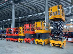 China Electric Lifting Aerial Work Platform Scissor Lift For Warehouse 11.9m wholesale
