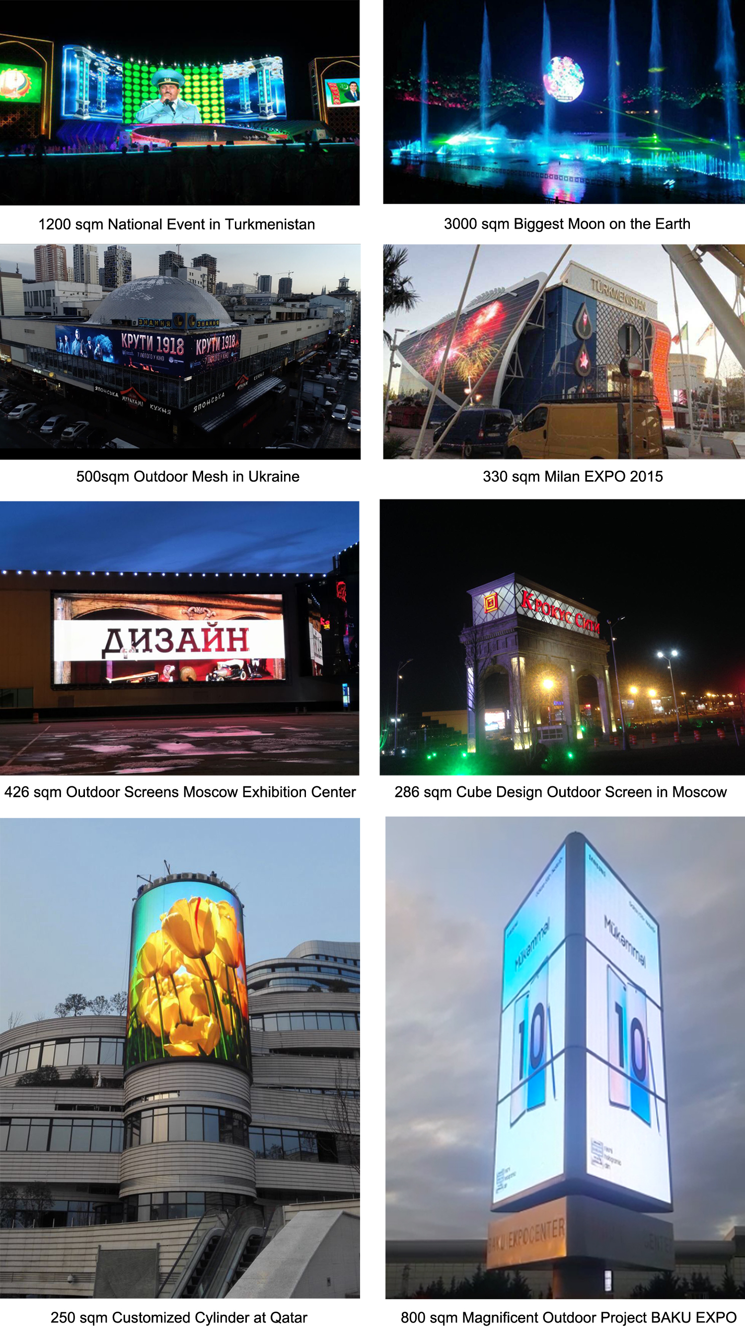 Customizable LED Panel Display Billboards 5500nits For Outdoor Fixed Installation