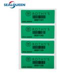 Tamper Proof Security Seal Sticker High Residue Strong Adhesive Label