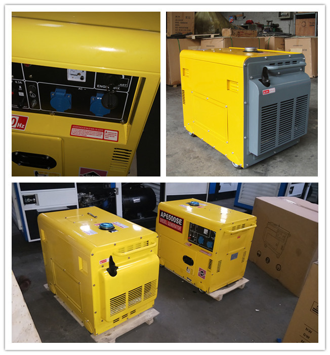 Portable 5KVA 5000 Watts Air Cooled Diesel Generator