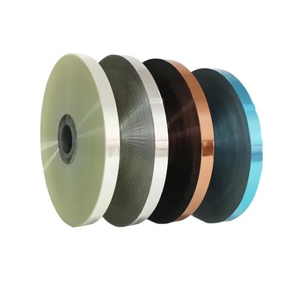 12um-100um Al PET Tape , Masking Anti Slip Polyester Aluminum Foil Tape