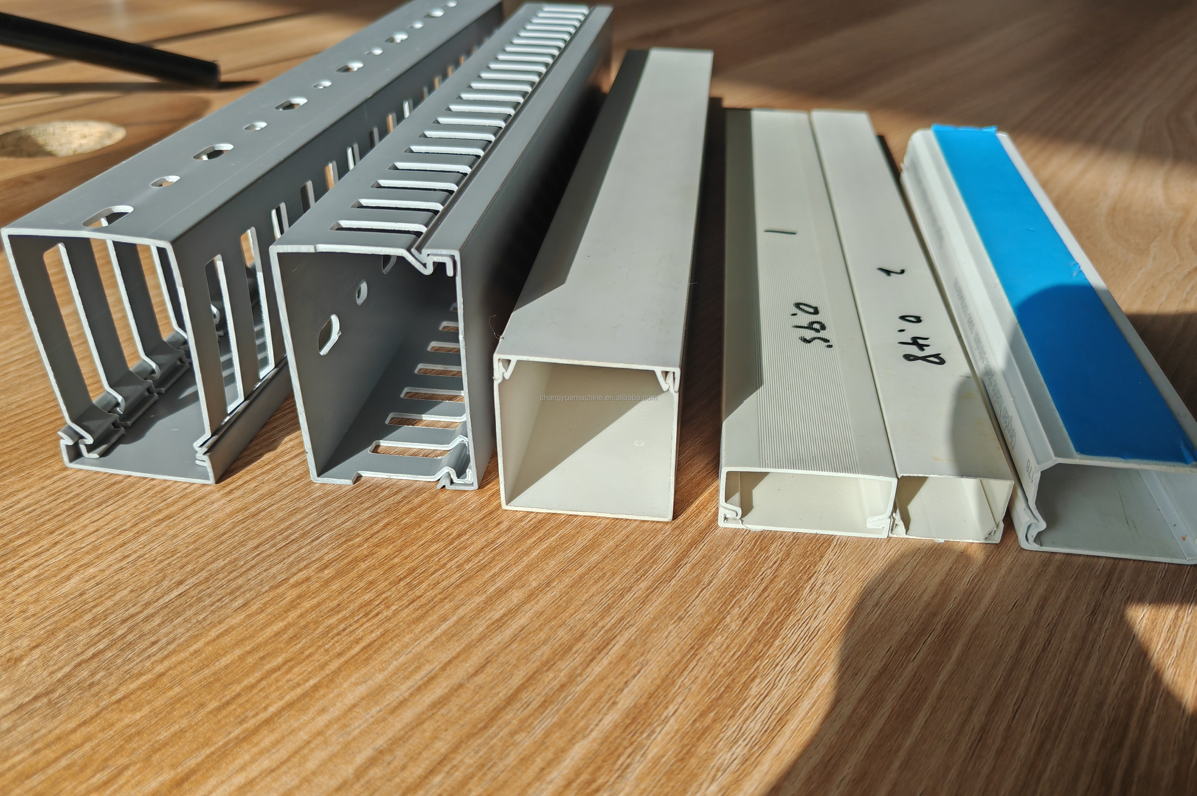 PVC Cable Duct Trunking Production Line For Smooth And Durable