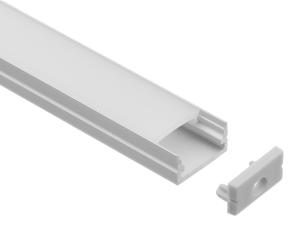 China Small 14*7mm Surface Mounted LED Profile Aluminium Extrusion Profile For Cabinet wholesale