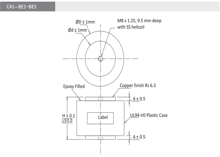 1.4UF 1100V 500Kvar HF Capacitor For Heat Treatment Machine