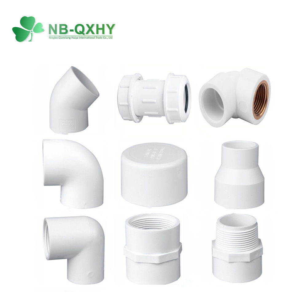 Plastic UPVC ASTM Sch40 PVC Pipe Fitting Coupler