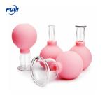 4 Pieces Facial Cupping Set - Vacuum Suction Cups, Silicone Cupping Therapy Set,