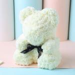 Lovely Gift 30 Colors Artificial Rose Foam Rose Bear On Sale For Christmas