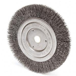 China Stainless Steel Crimpted Polishing Wheel Brushes Apply To Clean Rust wholesale