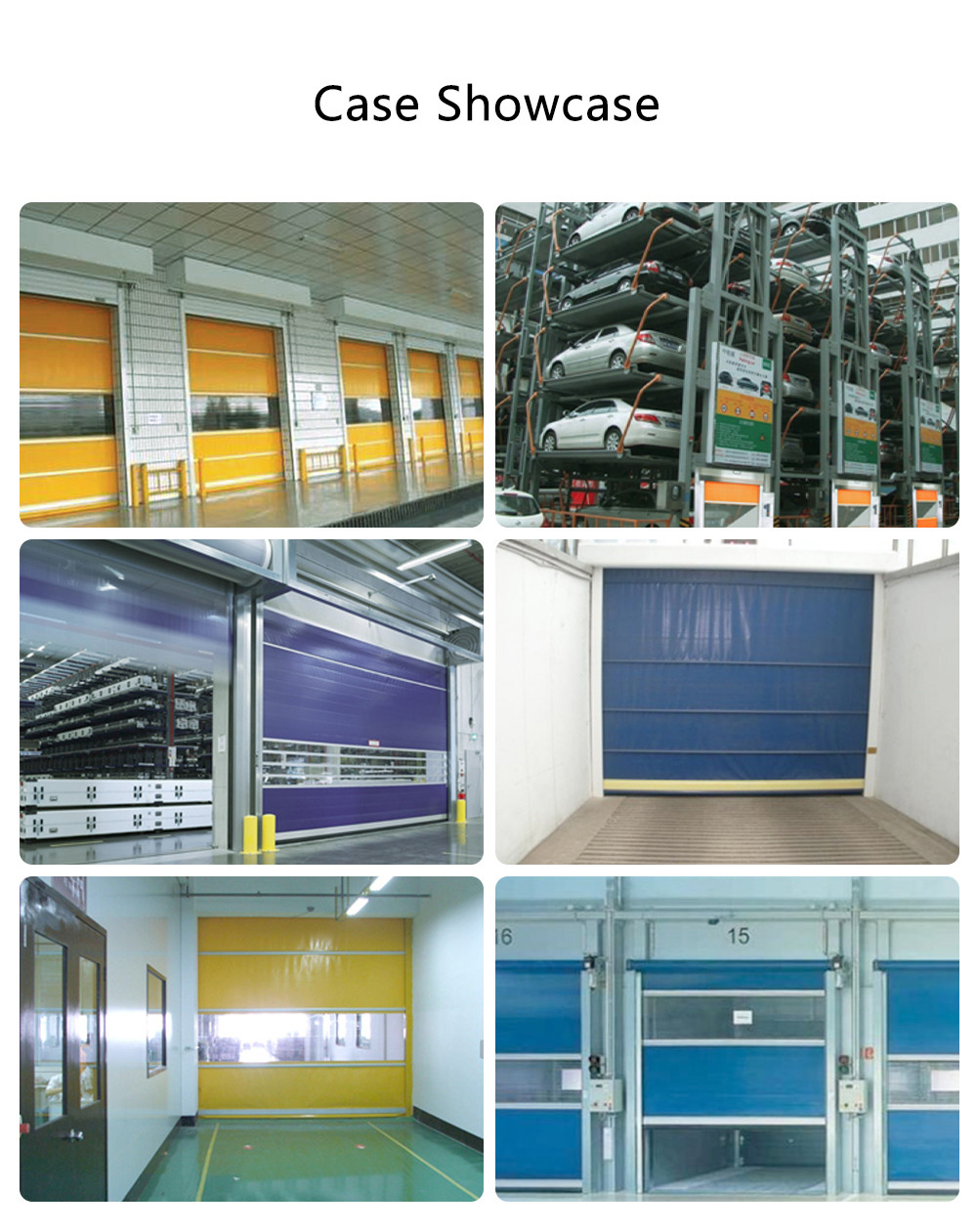 Cold Storage & Pharmaceutical | 2.5m/s Hygienic Rapid Doors with Antibacterial Coating