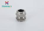 Durable PG11 5 - 10mm Dia Waterproof Cable Gland With Nickel - Plated Brass