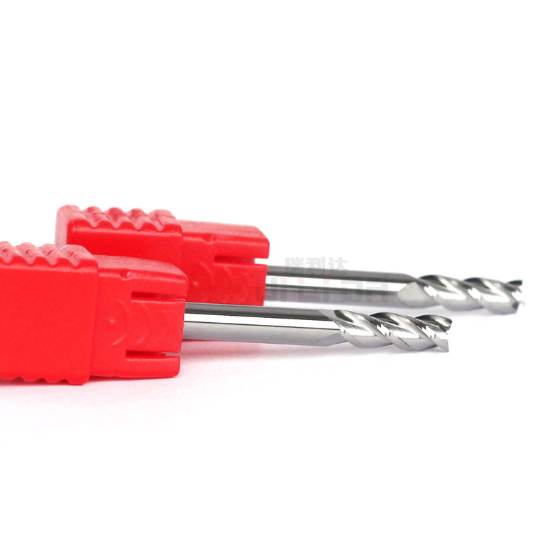 3 Flute Aluminum End Mill Bits 1/8" 4mm Solid Carbide Square End Mill For 7075 Aluminum