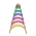 EN71 Silky Smooth Baby Silicone Toys Food Grade Silicone Building Blocks