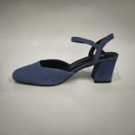 Elegant Womens Chunky Heel Pump Heels For Cocktail Party