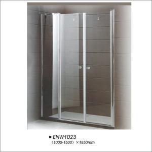 China Bathroom 6mm Pivot Shower Screen for For Hotel / Home / Vila Using wholesale