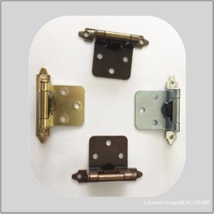 China Brass Color Chrome Butterfly Cabinet Hinges Butt Type High Performance wholesale
