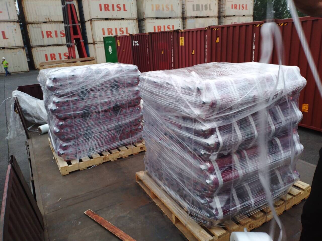 Steel Flat Return Carrier Impact Iso Belt Conveyor Roller Naked Painting