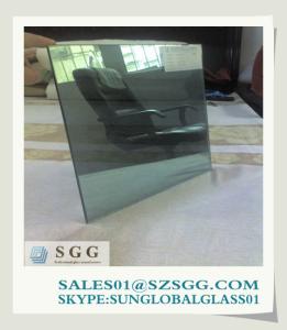 China High quality A Grade 6mm reflective glass blue color wholesale