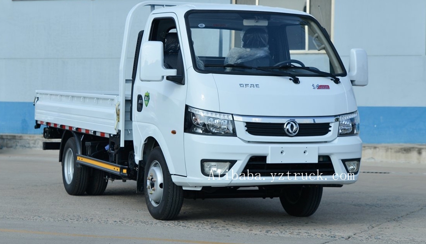 Dongfeng 4x2 LHD RHD 1T 2T Light Flatbed Cargo Truck with High Configuration and ABS