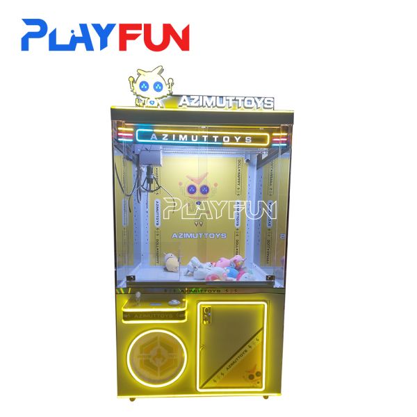 PlayFun High Quality Coin Operated Games Xxl 30 Cm Big Claw Machine Doll Catching Game Gift for Kids