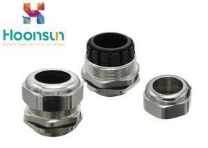 China MG63 Nickel Plated Copper Cable Gland / Strengthened Type Waterproof Cable Gland Connectors wholesale