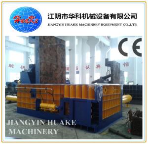China Three Ram Scrap Metal Baler Machine 350 Ton Force Side Out Bale Discharge wholesale