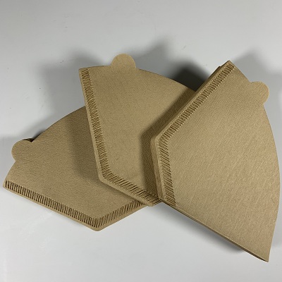 Disposable Cone Shaped Coffee Filter Paper #4 100pc One Bag 12.5x16.5 Cm Size