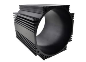 China Black Anodized Industrial Aluminum Profile / Cylinder Shell For Motor Housing wholesale