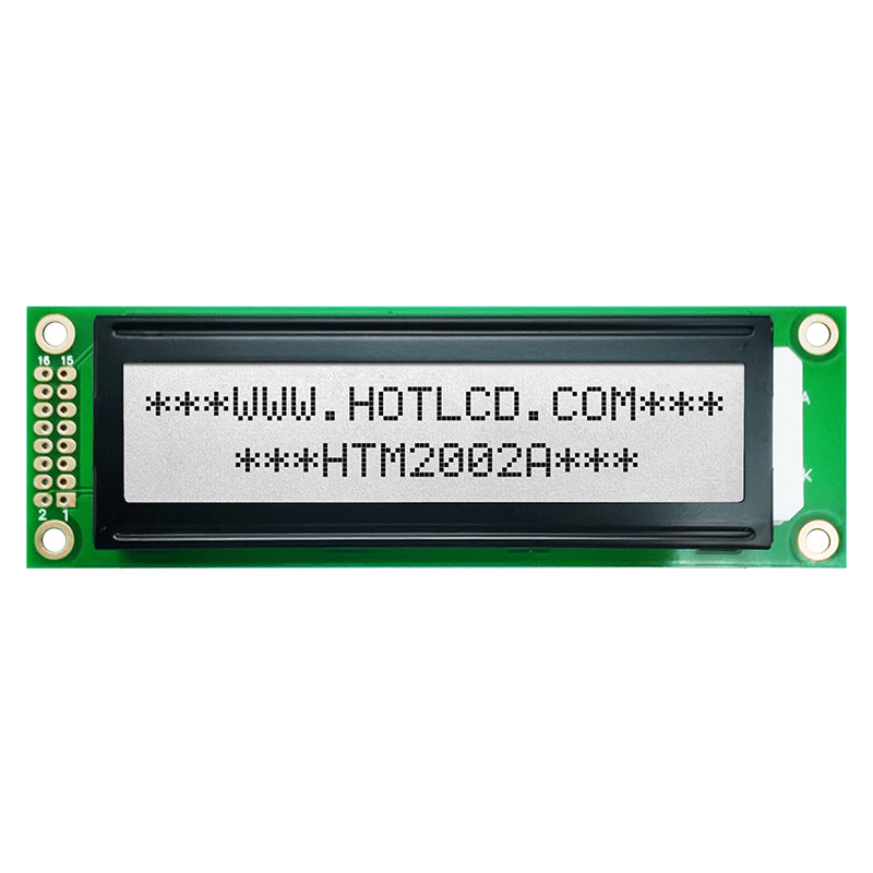20x2 MCU Character LCD Module Practical With Green Backlight HTM2002A