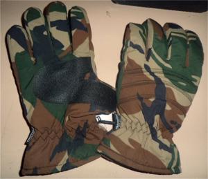 China camo winter military gloves wholesale