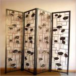 fashion design for hotel partition screen stainless steel color room divider