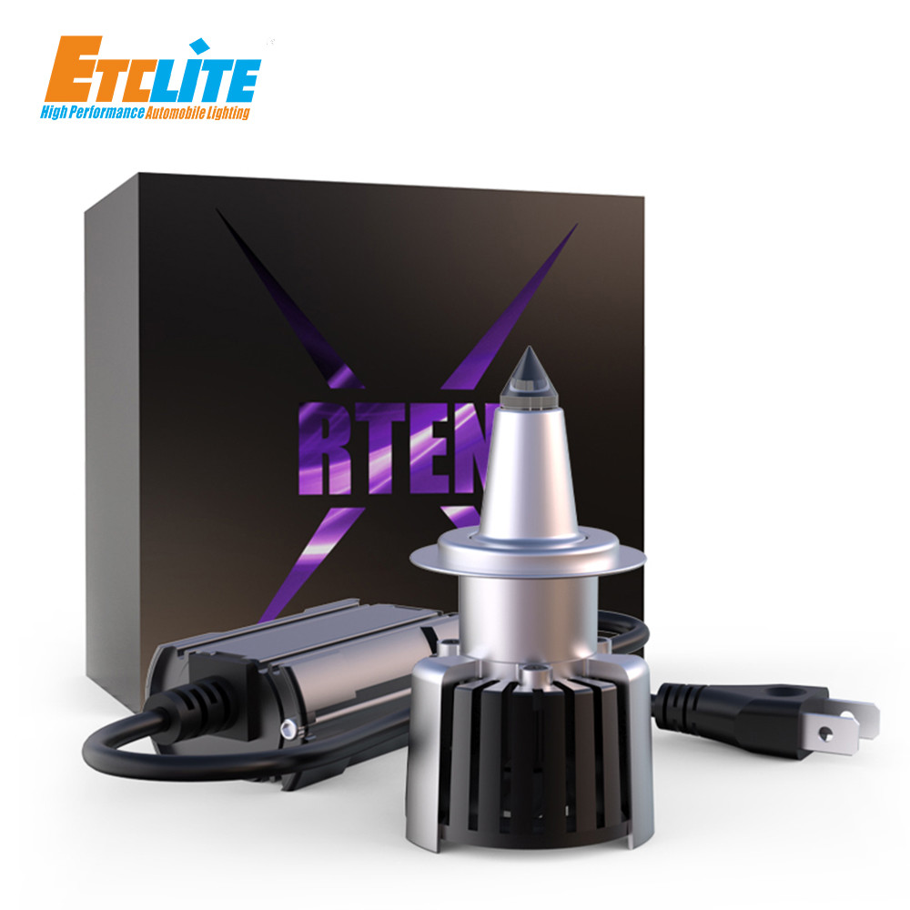 6000K High Lumen LED Headlight Bulbs H7 H11 9006 100W 9600lumen