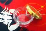 High Transparent Glass Caviar Jar With Metal Lid