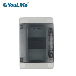 China IP65 Waterproof 4 Way Junction Box , 4 Pole MCB Enclosure Box Outdoor wholesale