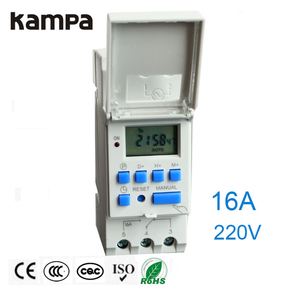 THC15 DC 12V 16A Digital LCD Programmable Electrical Timer Switch