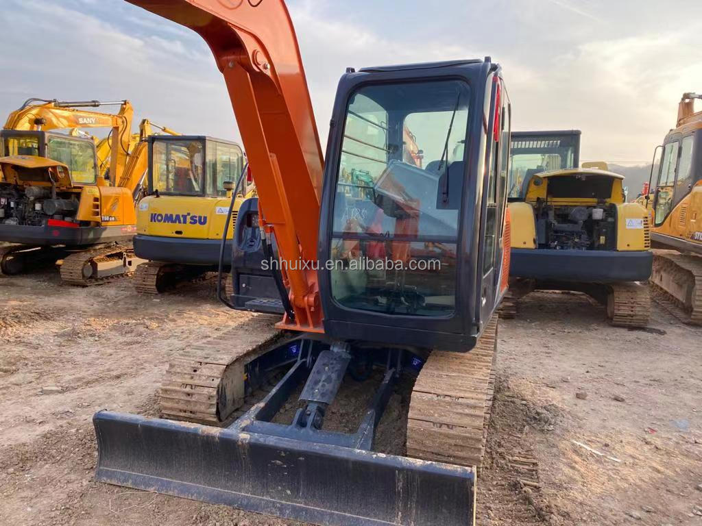 6000KG Zx60 Used Hitachi Excavator Original Color Used Hitachi Mini Excavator