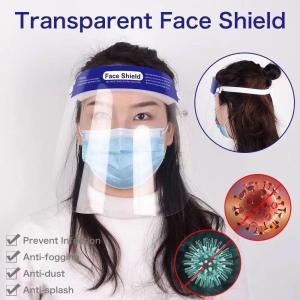 China Protection Anti-Fog Transparent PET prevention clear full face plastic Facial protection wholesale