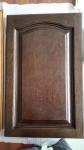 oak raised kitchen cabinet door,hot sale kitchen cabinet door ,Dark brown solid