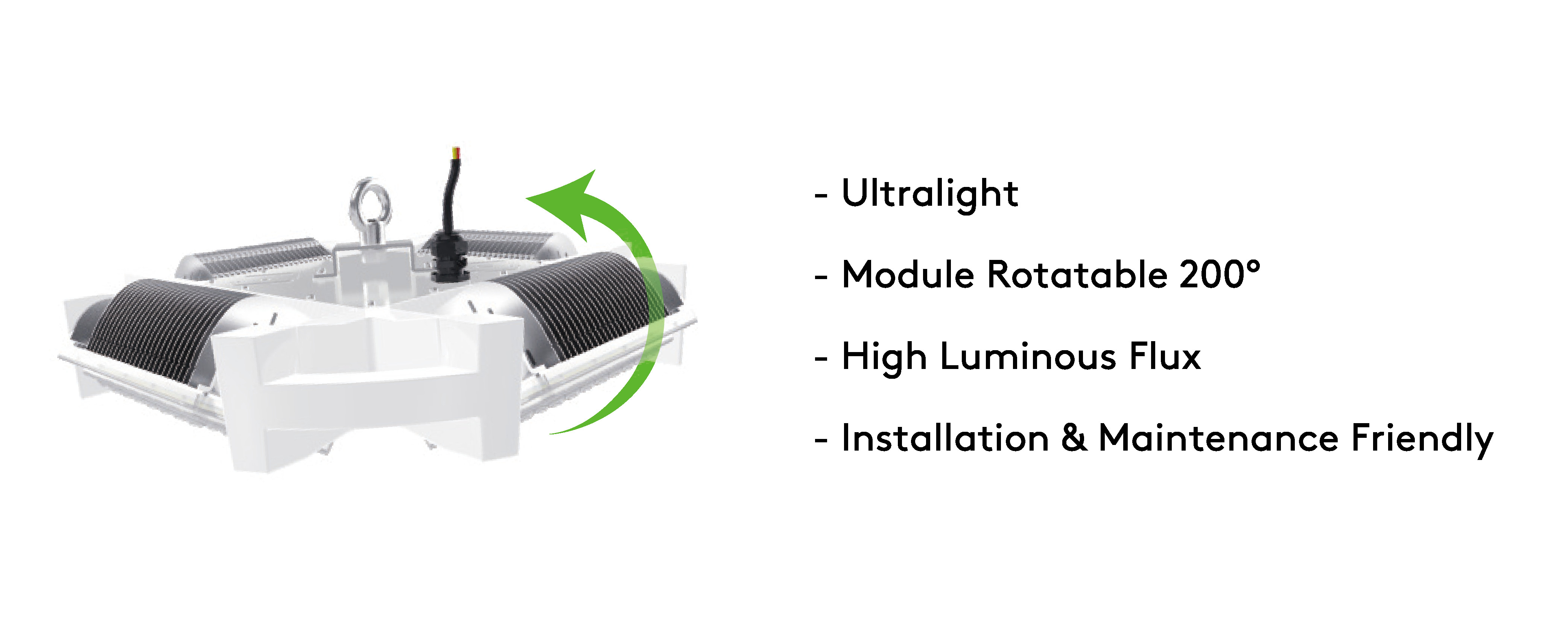5 Years Warranty 150W High Bay LED Lights White Led High Bay Lighting Build - in sensor available