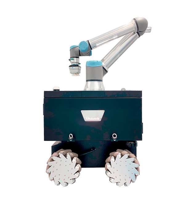 RBKAIROS+collaborative robot manipulator with UR5 designed for industrial applications pick and place robot