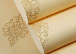 Damask Pattern European Style Wallpaper For Study Room / bedroom , Mould Proof