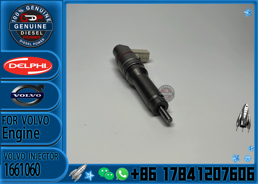 Diesel Fuel Injector Common Rail Parts Injector 1661060 1725282 1905002 BEBJ1D00001 for VOLVO