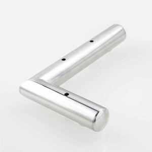 China Modern Design Brushed Metal Sofa Legs L Shape Stainless Steel Furniture Leg wholesale