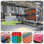Popular, huge market potential, plastic pvc roof tile production line