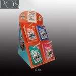 Corruged cardboard display showbox PDQ box for chips